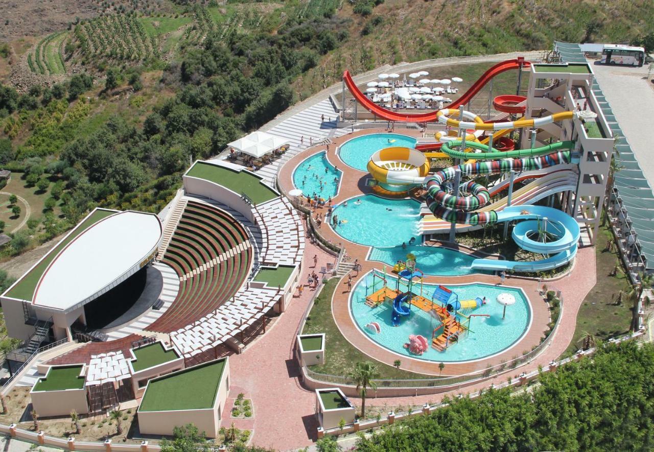 Gold City 1+1 Villa In Free Aquapark Alanya Exterior foto